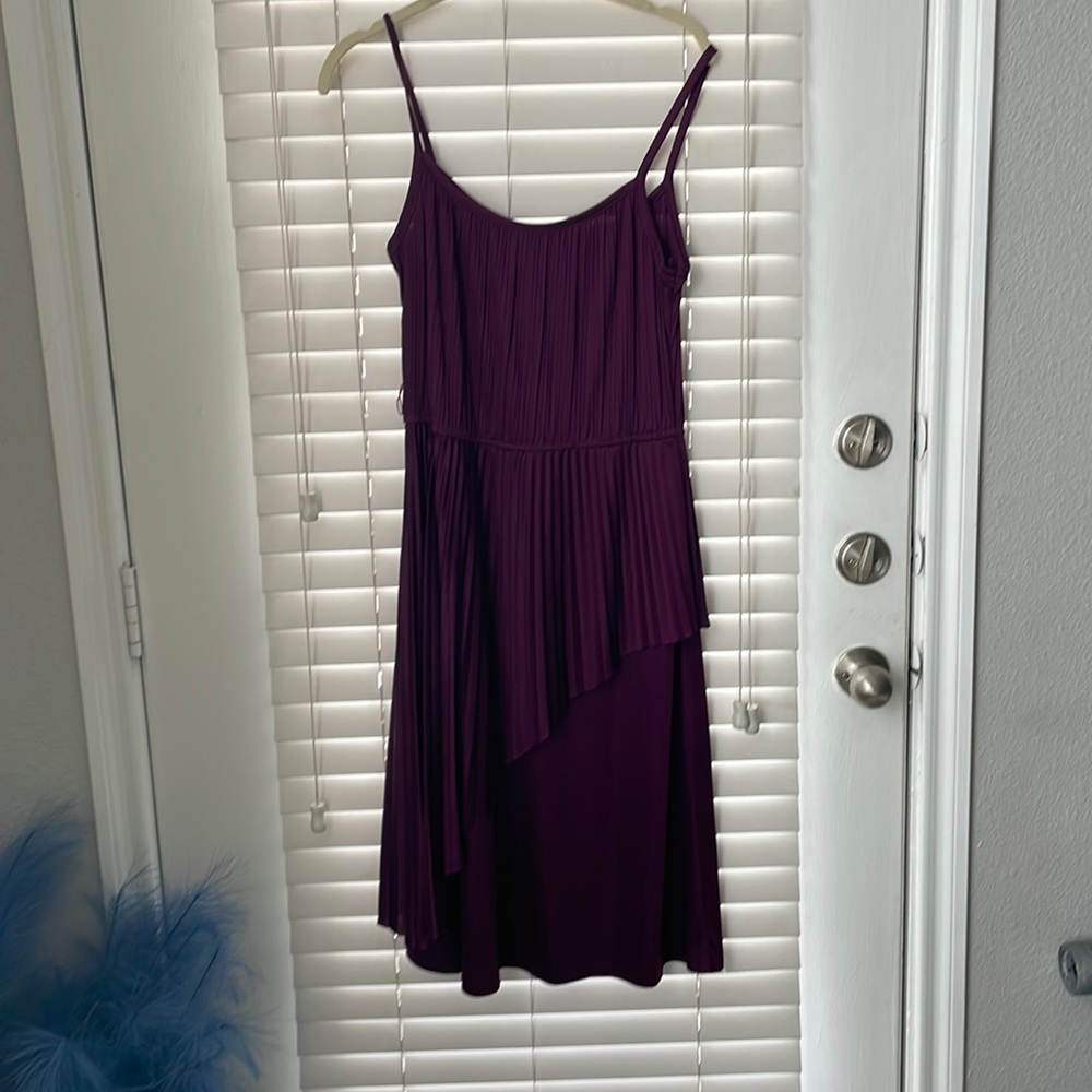 Vintage Purple Midi Dress